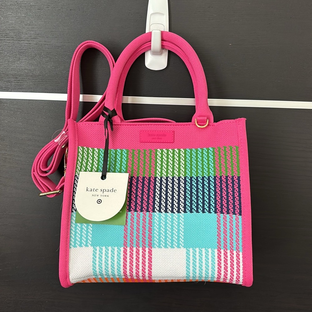 Kate Spade LIMITED EDITION x Target Pink Plaid Crossbody Bad